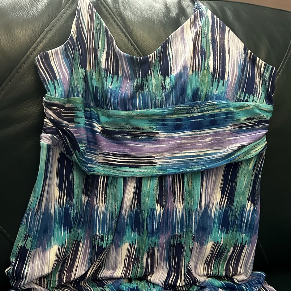 Ann Taylor Maxi Dress, Multi-Color, Size 14